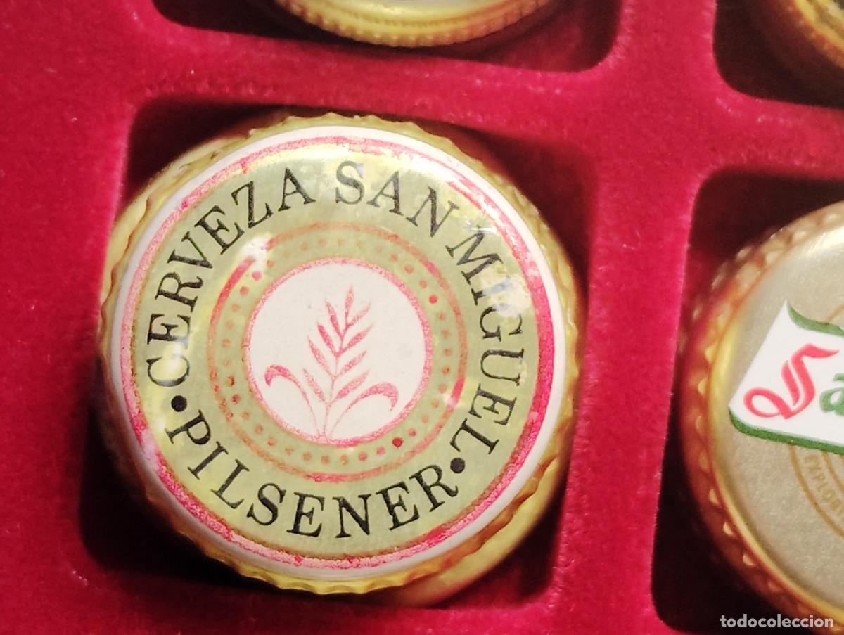 Coleccionismo de cervezas: TAPON ROSCA METALICO CERVEZA SAN MIGUEL. USADO