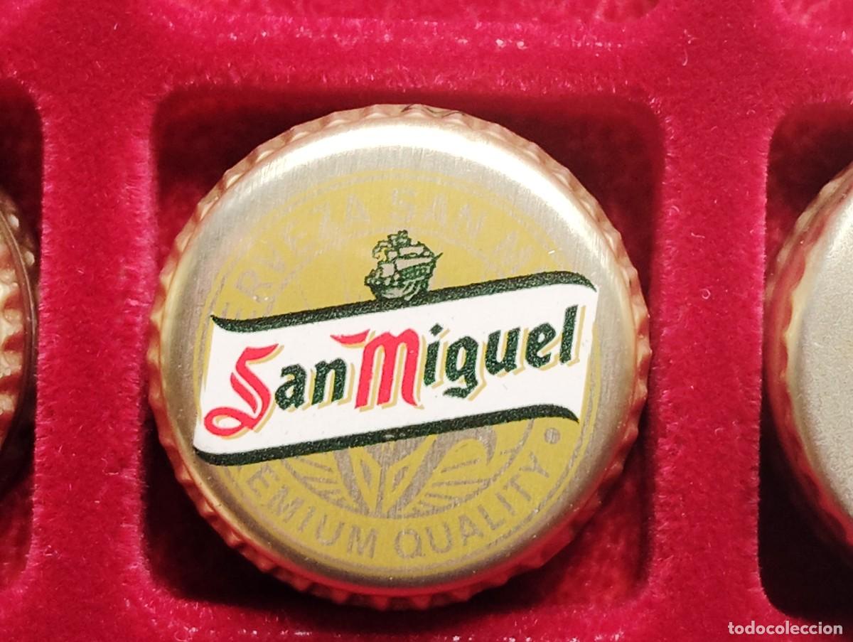 Coleccionismo de cervezas: TAPON ROSCA METALICO CERVEZA SAN MIGUEL. USADO