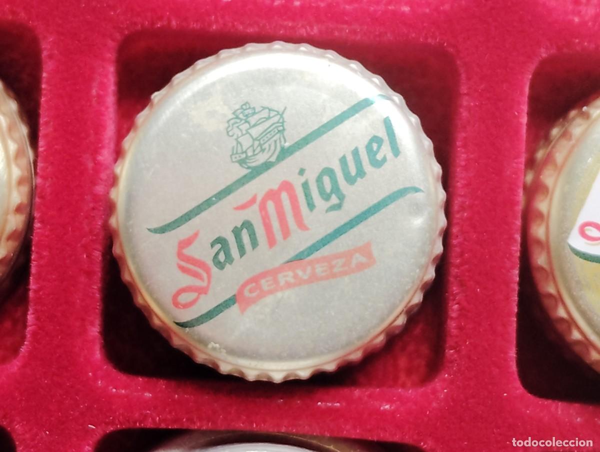 Coleccionismo de cervezas: TAPON ROSCA METALICO CERVEZA SAN MIGUEL. USADO