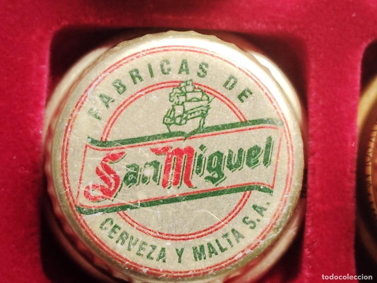 Coleccionismo de cervezas: TAPON ROSCA METALICO CERVEZA SAN MIGUEL. USADO