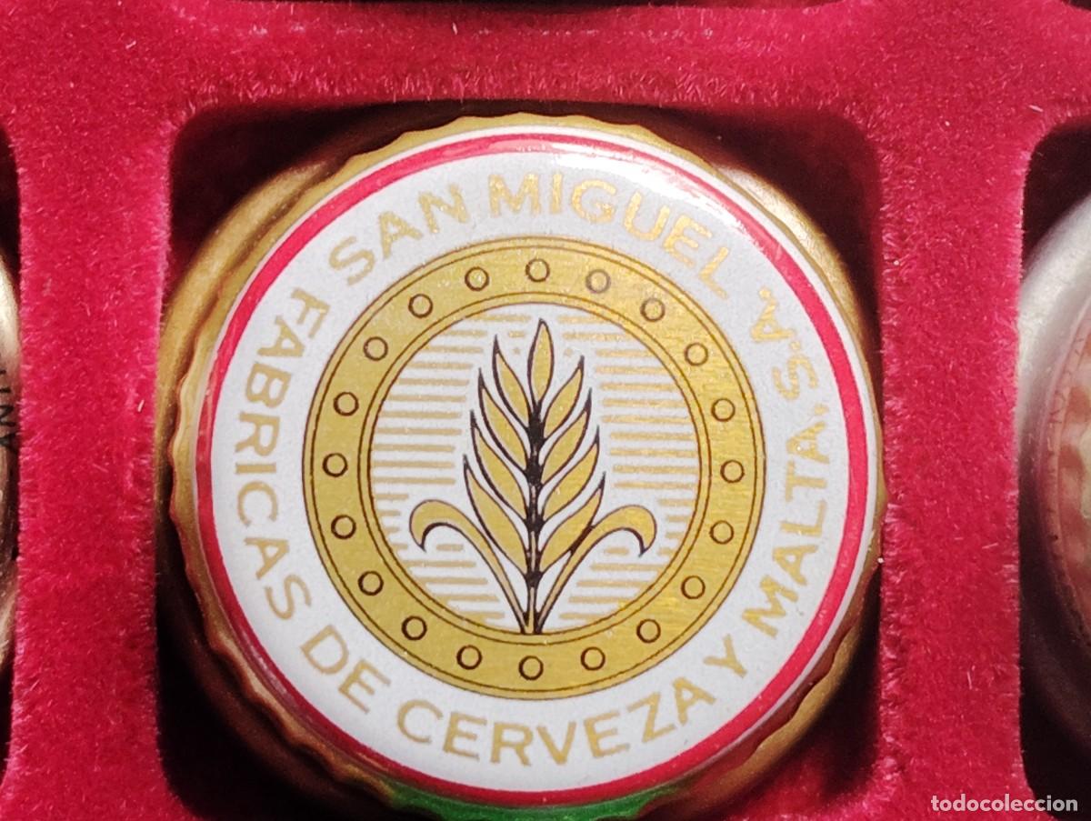 Coleccionismo de cervezas: TAPON ROSCA METALICO CERVEZA SAN MIGUEL. USADO