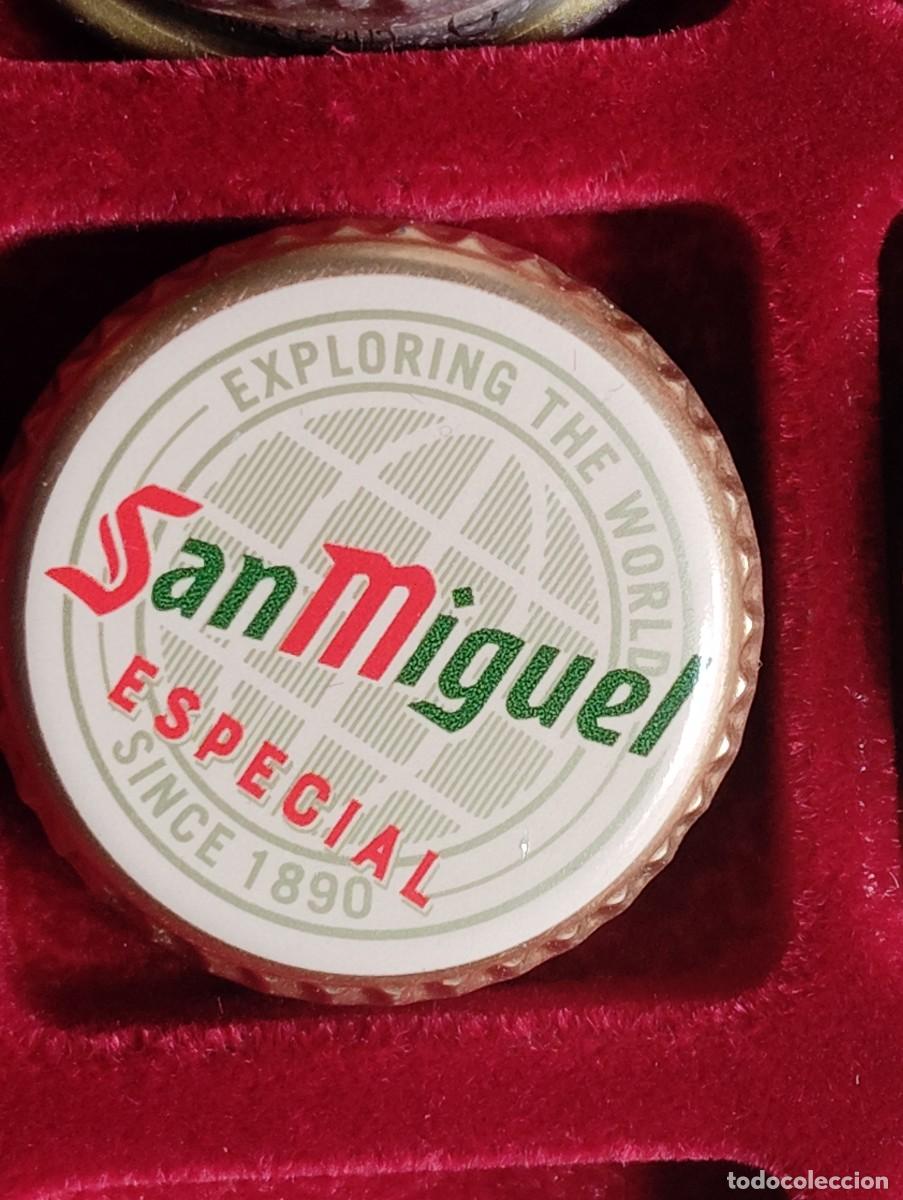 Coleccionismo de cervezas: TAPON ROSCA METALICO CERVEZA SAN MIGUEL. USADO