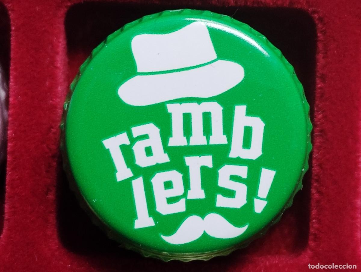 Coleccionismo de cervezas: TAPON ROSCA METALICO CERVEZA RAMBLERS DE DIA. USADO