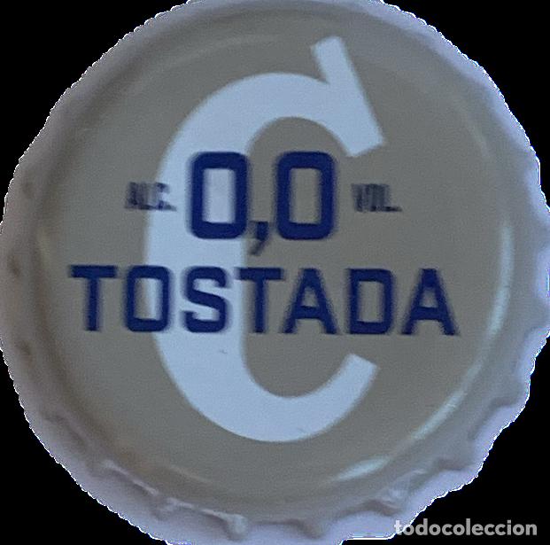 Coleccionismo de cervezas: Chapa de cerveza Cruzcampo 0,0 tostada