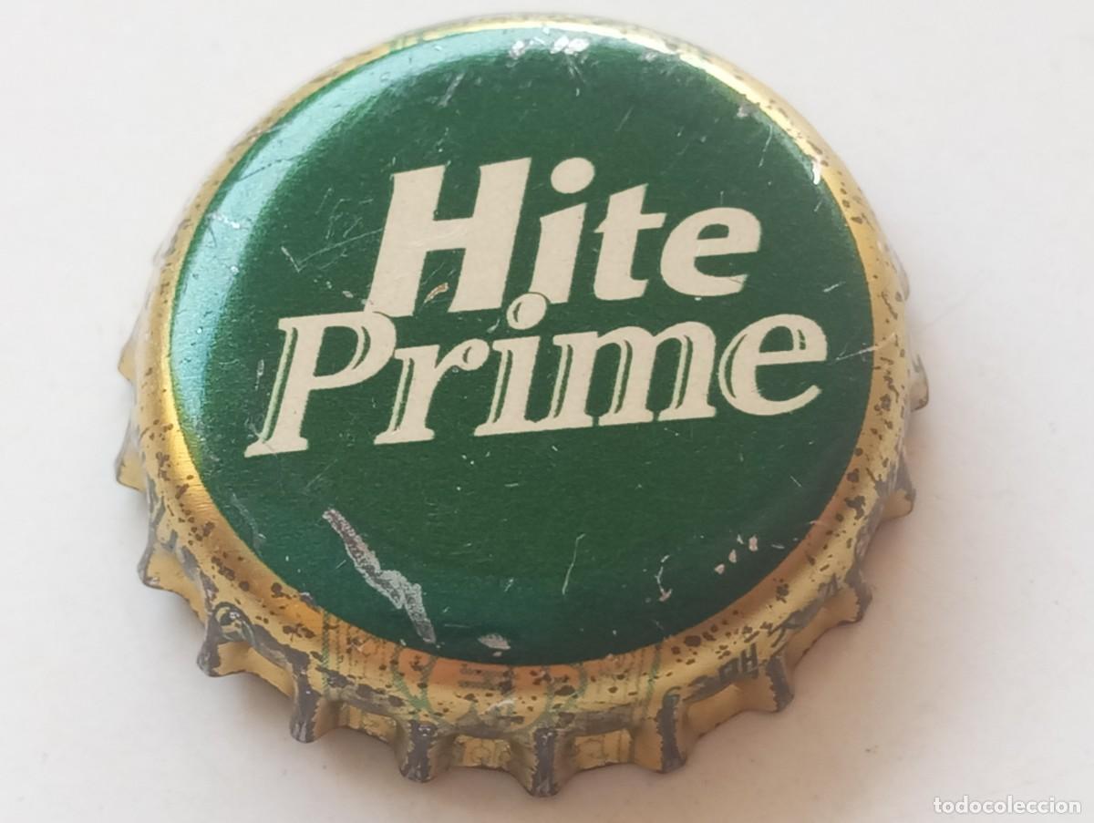 Coleccionismo de cervezas: Chapa tap&oacute;n corona de la cerveza surcoreana HITE PRIME