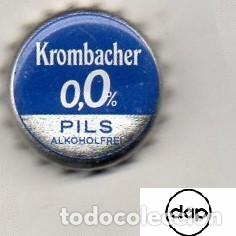 Coleccionismo de cervezas: chapa - cerveza - ALEMANIA - Krombacher Pils 0,0%