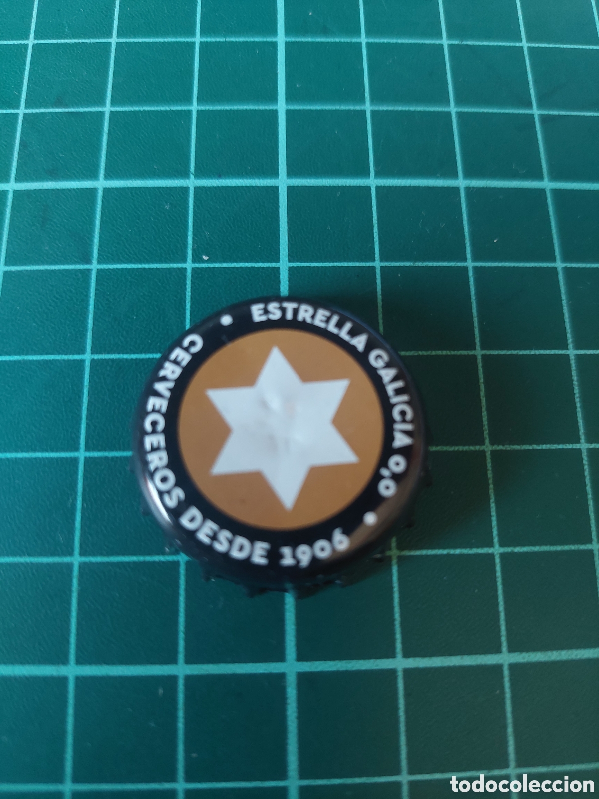 Coleccionismo de cervezas: CHAPA ESTRELLA GALICIA SIN ALCHOL