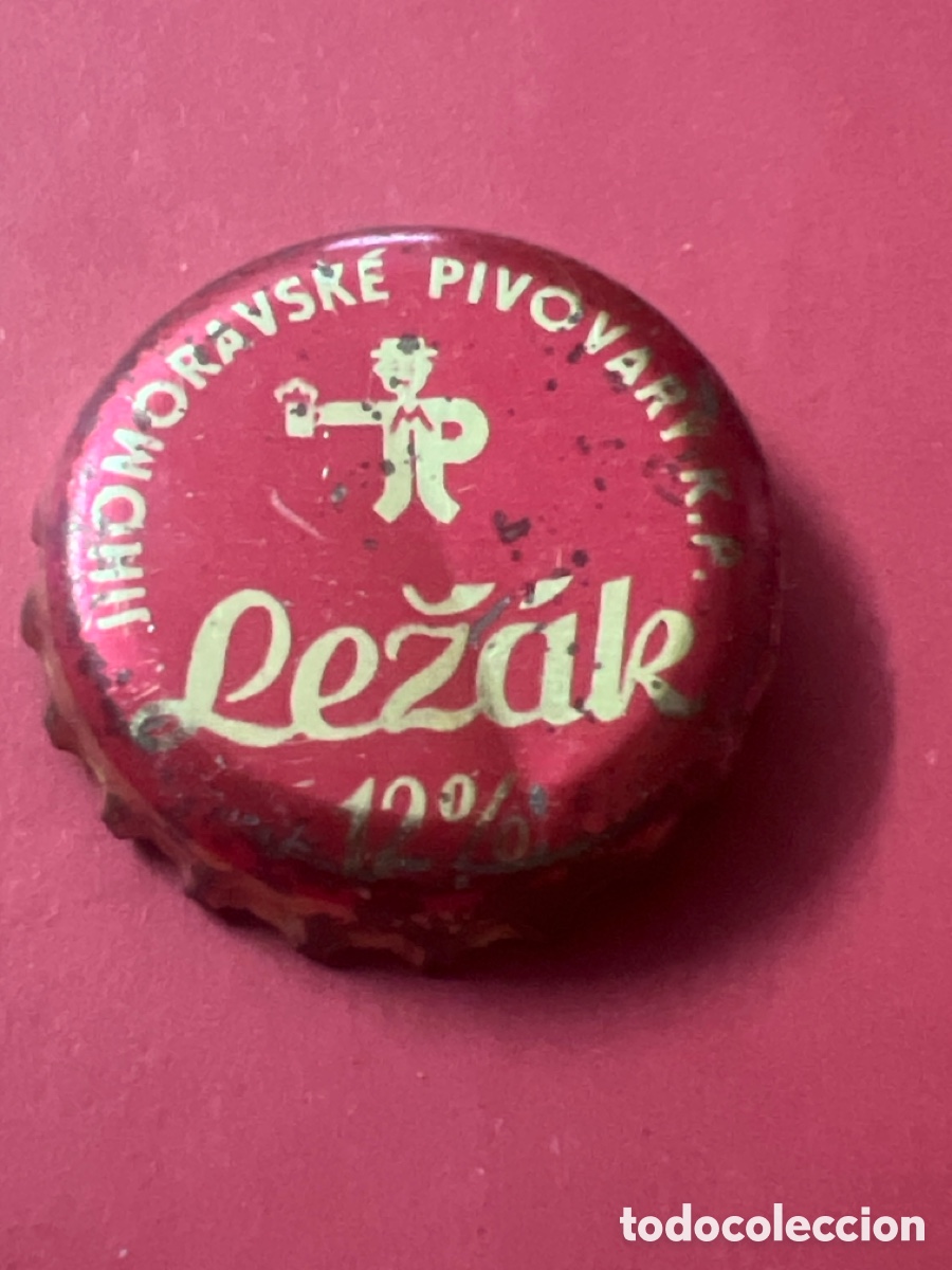 Coleccionismo de cervezas: H150. CHAPA CERVEZA - *Checoslovaquia - JP Lež&aacute;k 12&deg; Jihomoravsk&eacute; Pivovary N.P.