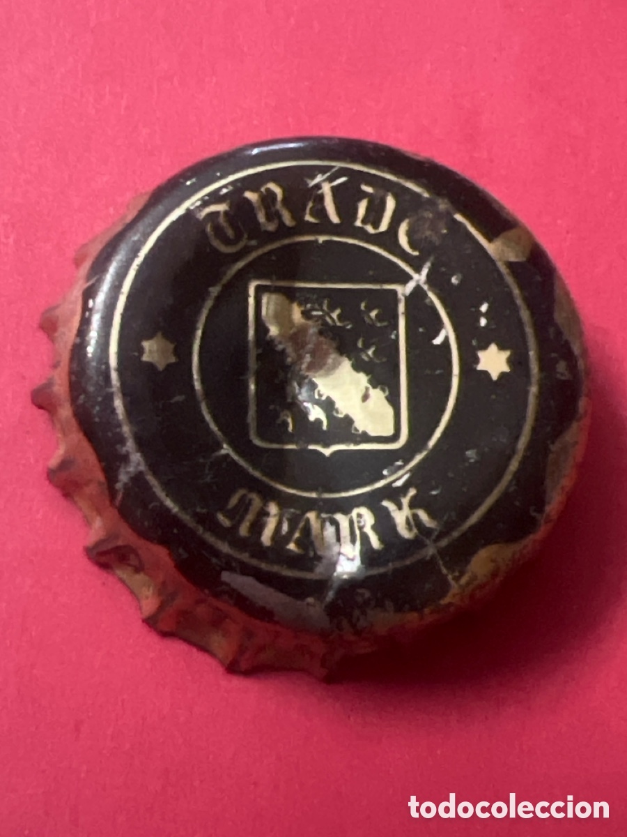 Coleccionismo de cervezas: H591. CHAPA CERVEZA ANTIGUA - CON CORCHO