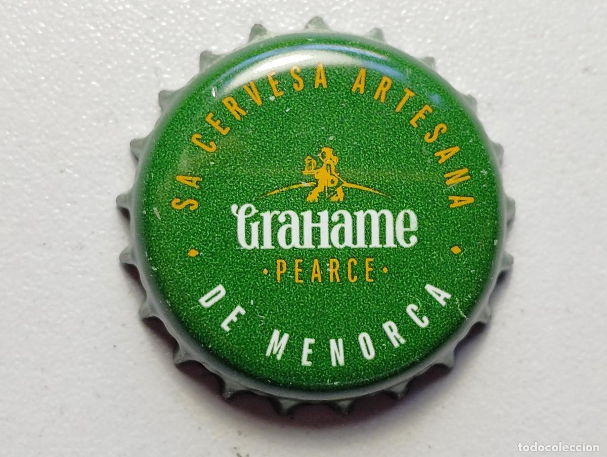 Coleccionismo de cervezas: TAPON CORONA CERVEZA ESPA&Ntilde;A ARTESANA GRAHAME. USADA