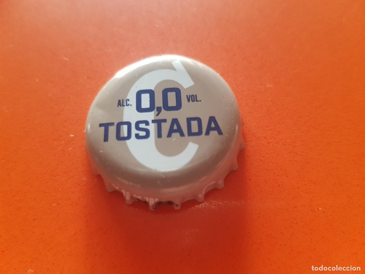Coleccionismo de cervezas: Chapa corona cerveza Cruzcampo 0,0 tostada (nueva imagen 2026)