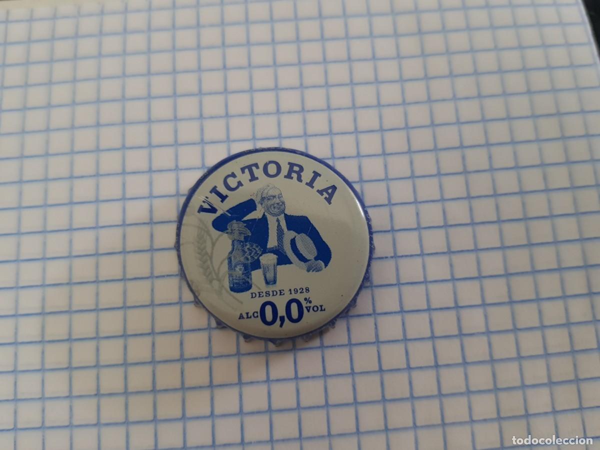 Coleccionismo de cervezas: Chapa corona cerveza Victoria M&aacute;laga 0,0 (sin alcohol)