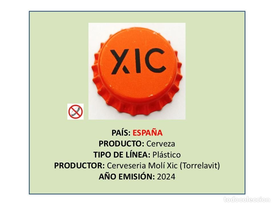 Coleccionismo de cervezas: TAPON CORONA CAPSULA CHAPA CERVEZA MOL&Iacute; XIC (ESPA&Ntilde;A)