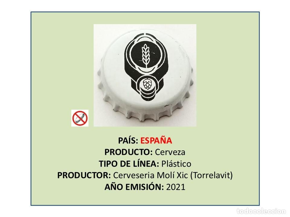 Coleccionismo de cervezas: TAPON CORONA CAPSULA CHAPA CERVEZA MOL&Iacute; XIC (ESPA&Ntilde;A)