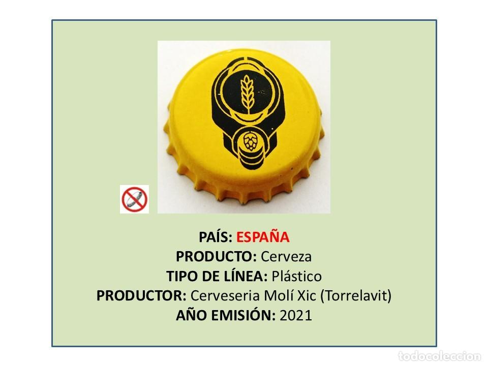 Coleccionismo de cervezas: TAPON CORONA CAPSULA CHAPA CERVEZA MOL&Iacute; XIC (ESPA&Ntilde;A)