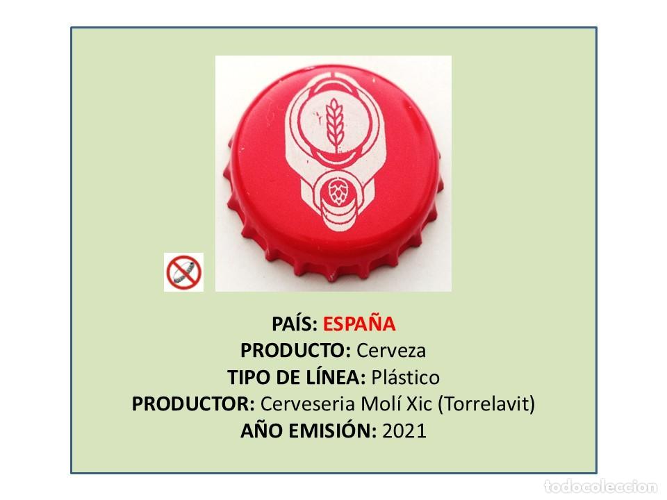 Coleccionismo de cervezas: TAPON CORONA CAPSULA CHAPA CERVEZA MOL&Iacute; XIC (ESPA&Ntilde;A)