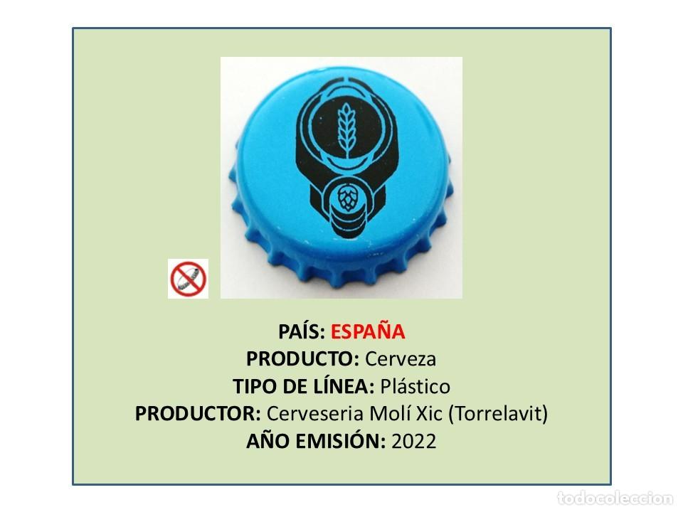 Coleccionismo de cervezas: TAPON CORONA CAPSULA CHAPA CERVEZA MOL&Iacute; XIC (ESPA&Ntilde;A)