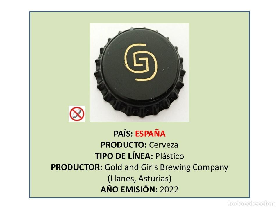 Coleccionismo de cervezas: TAPON CORONA CAPSULA CHAPA CERVEZA GOLD & GIRLS (ESPA&Ntilde;A)