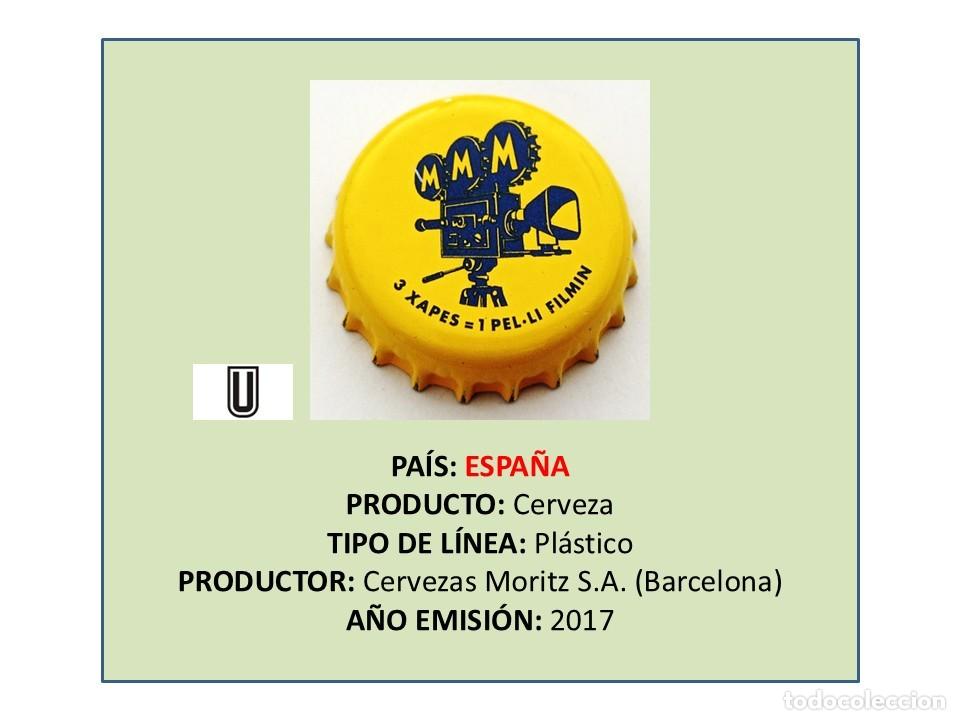 Coleccionismo de cervezas: TAPON CORONA CAPSULA CHAPA CERVEZA MORITZ (ESPA&Ntilde;A)