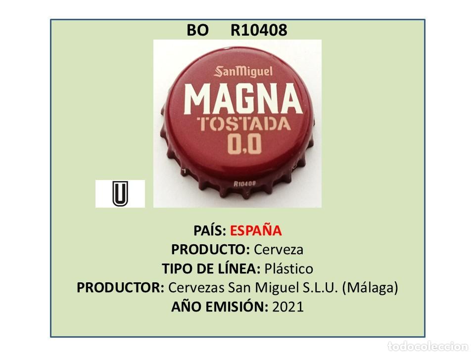 Coleccionismo de cervezas: TAPON CORONA CAPSULA CHAPA CERVEZA SAN MIGUEL MAGNA TOSTADA 0,0 (ESPA&Ntilde;A)