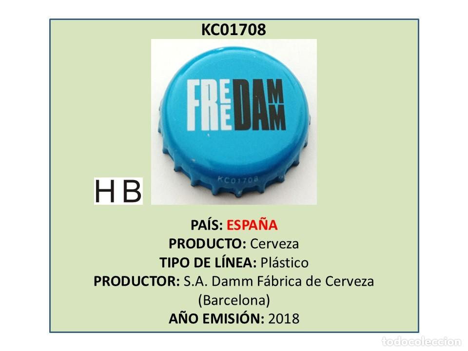 Coleccionismo de cervezas: TAPON CORONA CAPSULA CHAPA CERVEZA FREE DAMM (ESPA&Ntilde;A)