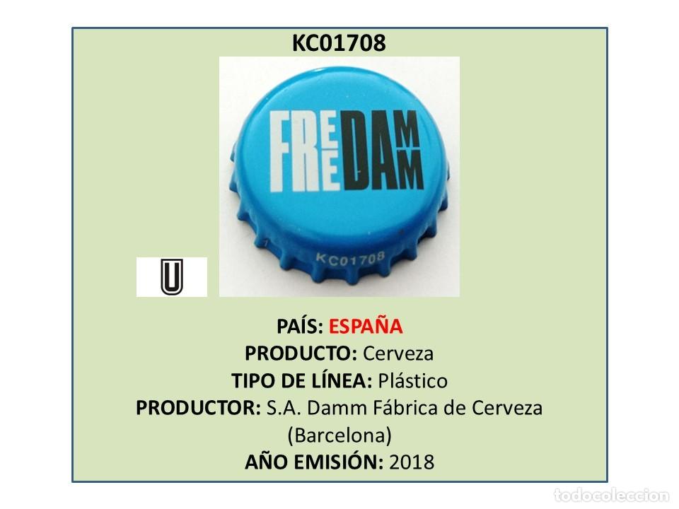 Coleccionismo de cervezas: TAPON CORONA CAPSULA CHAPA CERVEZA FREE DAMM (ESPA&Ntilde;A)