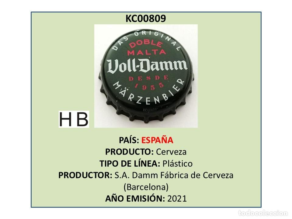 Coleccionismo de cervezas: TAPON CORONA CAPSULA CHAPA CERVEZA VOLL-DAMM (ESPA&Ntilde;A)