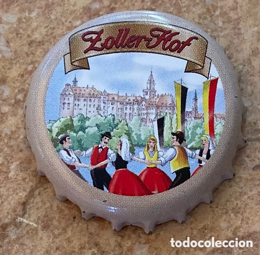 Coleccionismo de cervezas: TAP&Oacute;N CORONA CHAPA BOTTLE CAP BIERE CERVEZA BEER BIER ZOLLER HOF.ALEMANIA. --LOTE N. 1766--CARMANJO