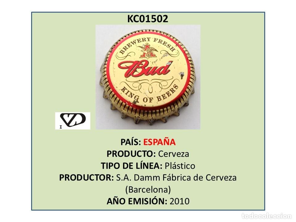 Coleccionismo de cervezas: TAPON CORONA CAPSULA CHAPA CERVEZA BUDWEISER (ESPA&Ntilde;A)