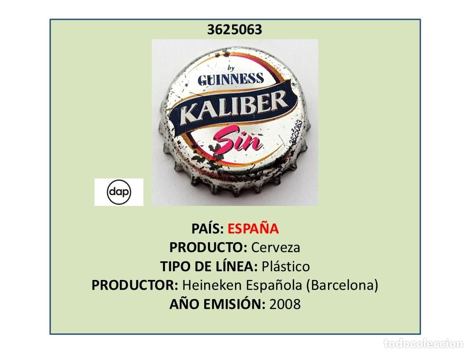 Coleccionismo de cervezas: TAPON CORONA CAPSULA CHAPA CERVEZA KALIBER SIN (ESPA&Ntilde;A)