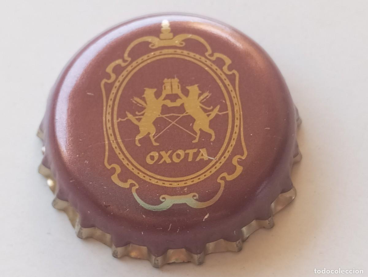 Coleccionismo de cervezas: Chapa tap&oacute;n corona de la cerveza rusa OXOTA