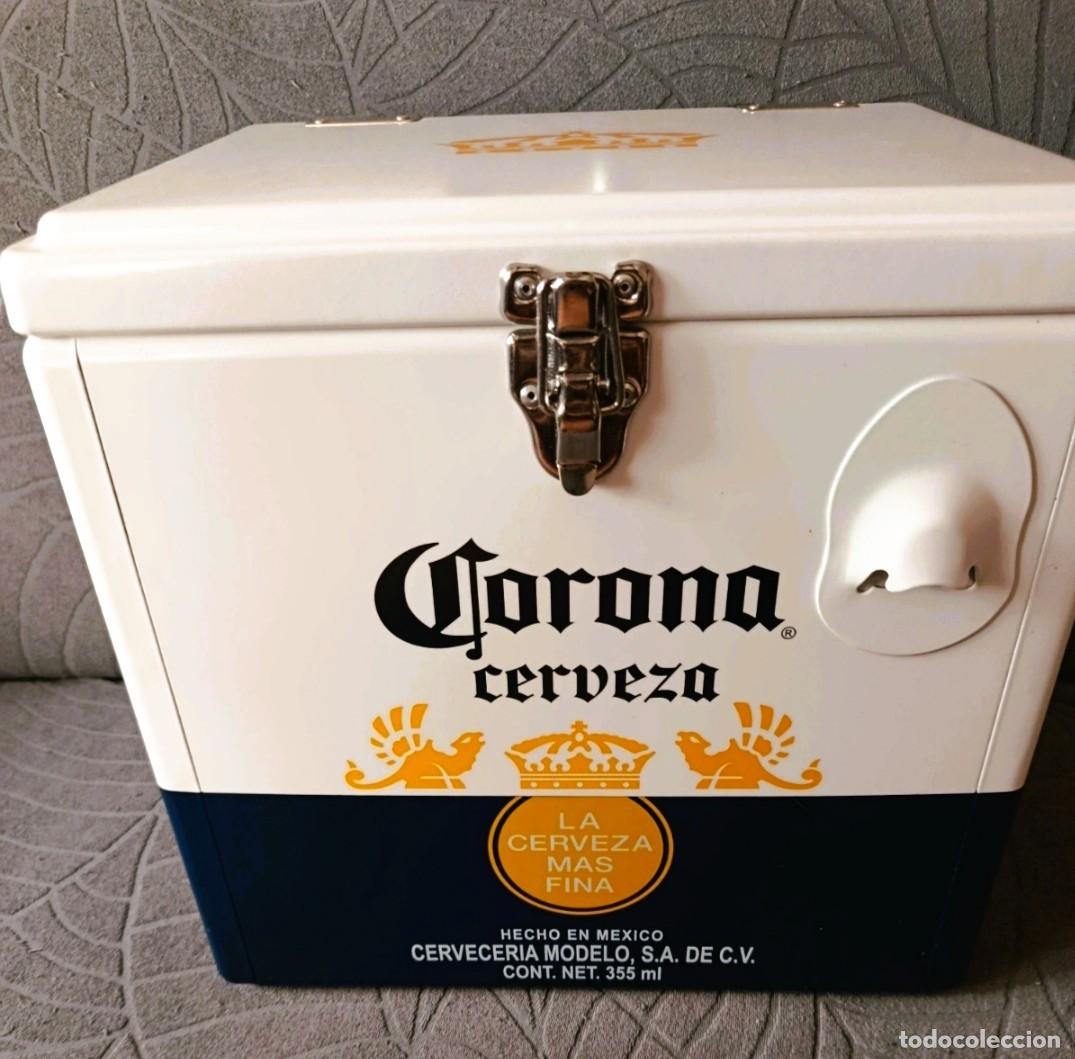 Coleccionismo de cervezas: NEVERA PORT&Aacute;TIL DE COLECCI&Oacute;N CORONA CERVEZA MEXICO