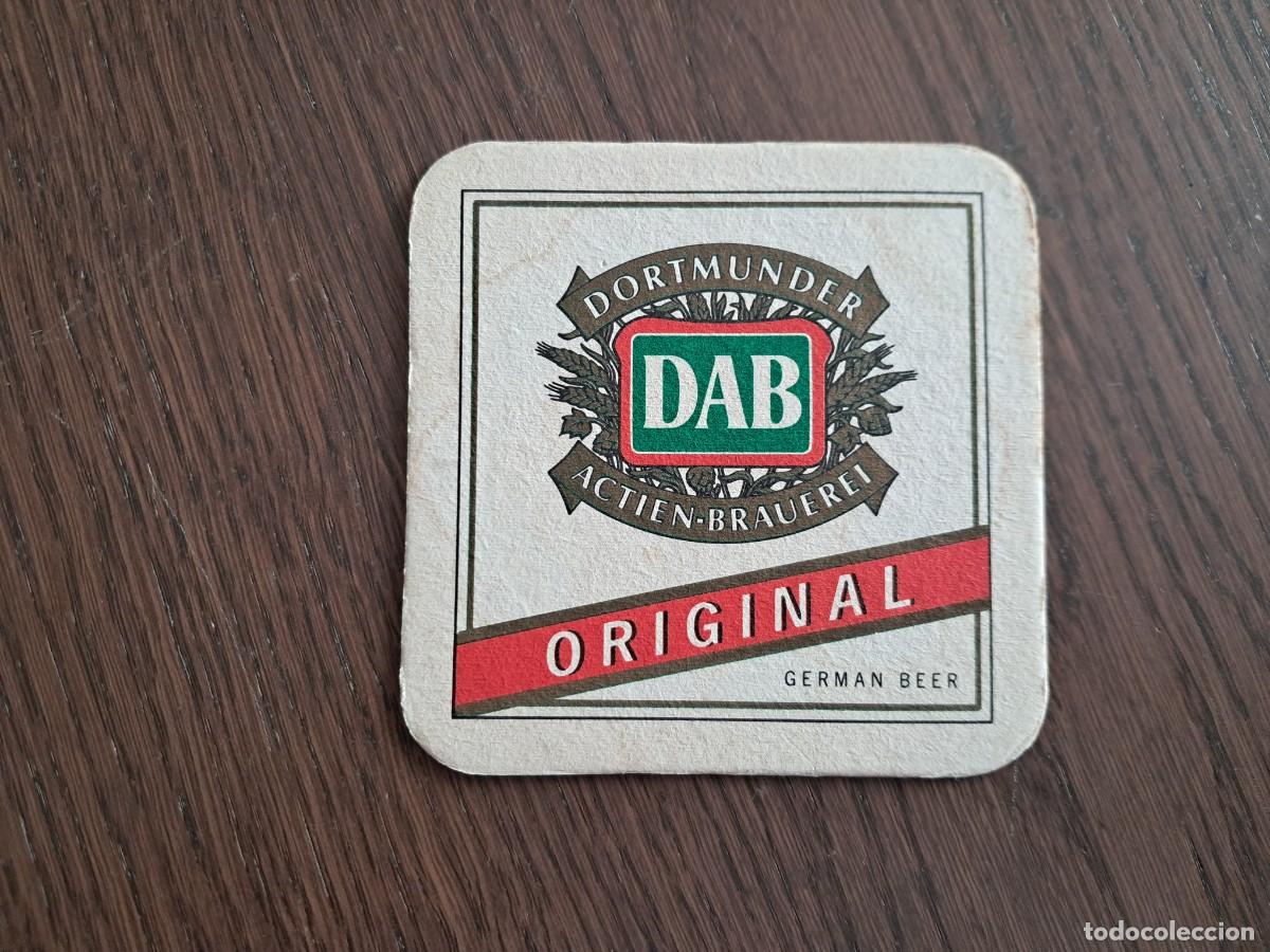 Coleccionismo de cervezas: posavasos de cerveza alemana, DAB original, Dortmunder.