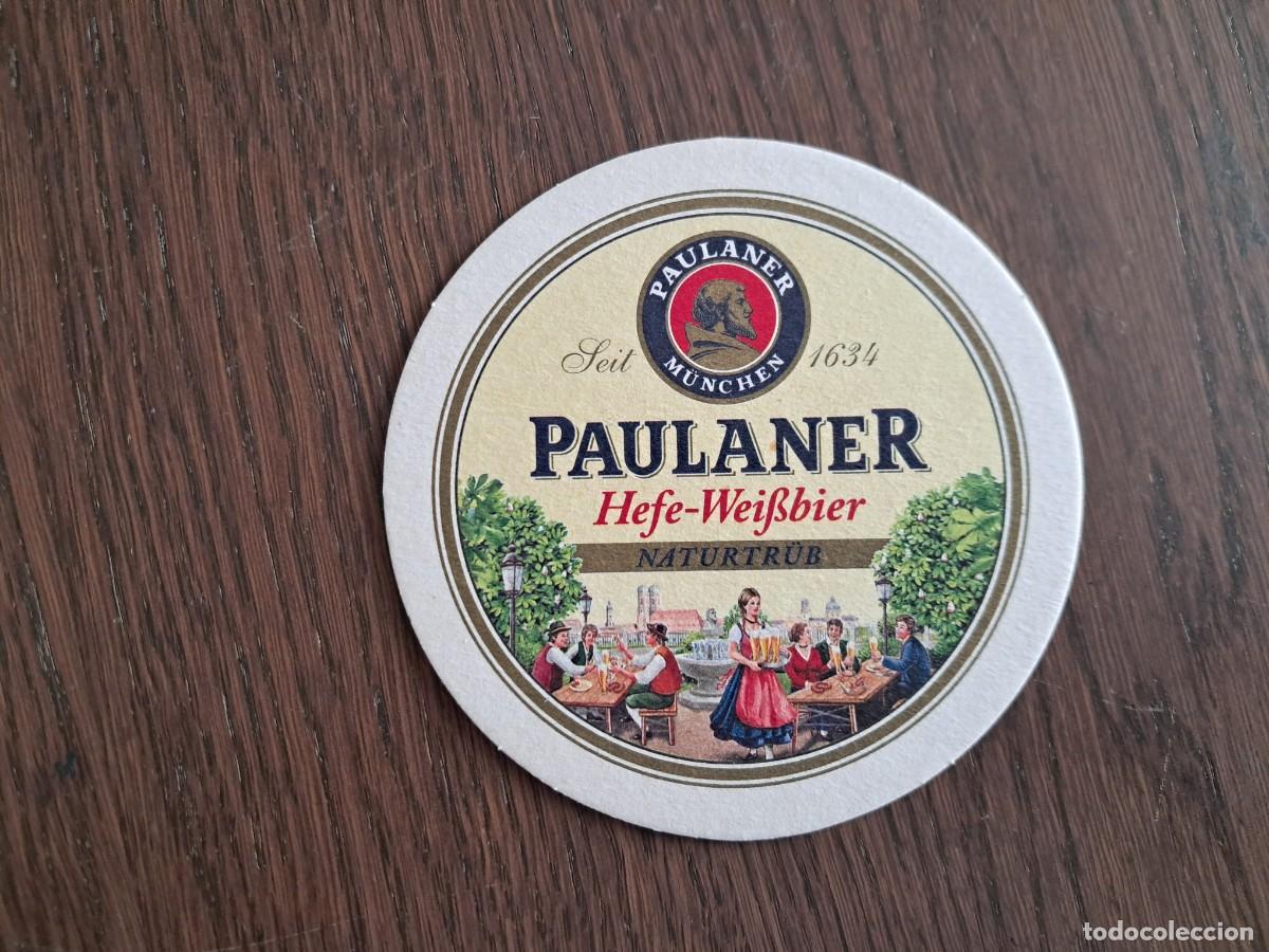 Coleccionismo de cervezas: posavasos de cerveza, Paulaner.