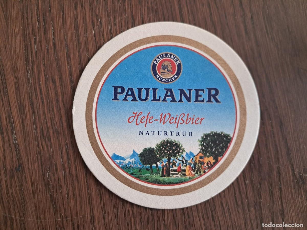 Coleccionismo de cervezas: posavasos de cerveza, Paulaner.