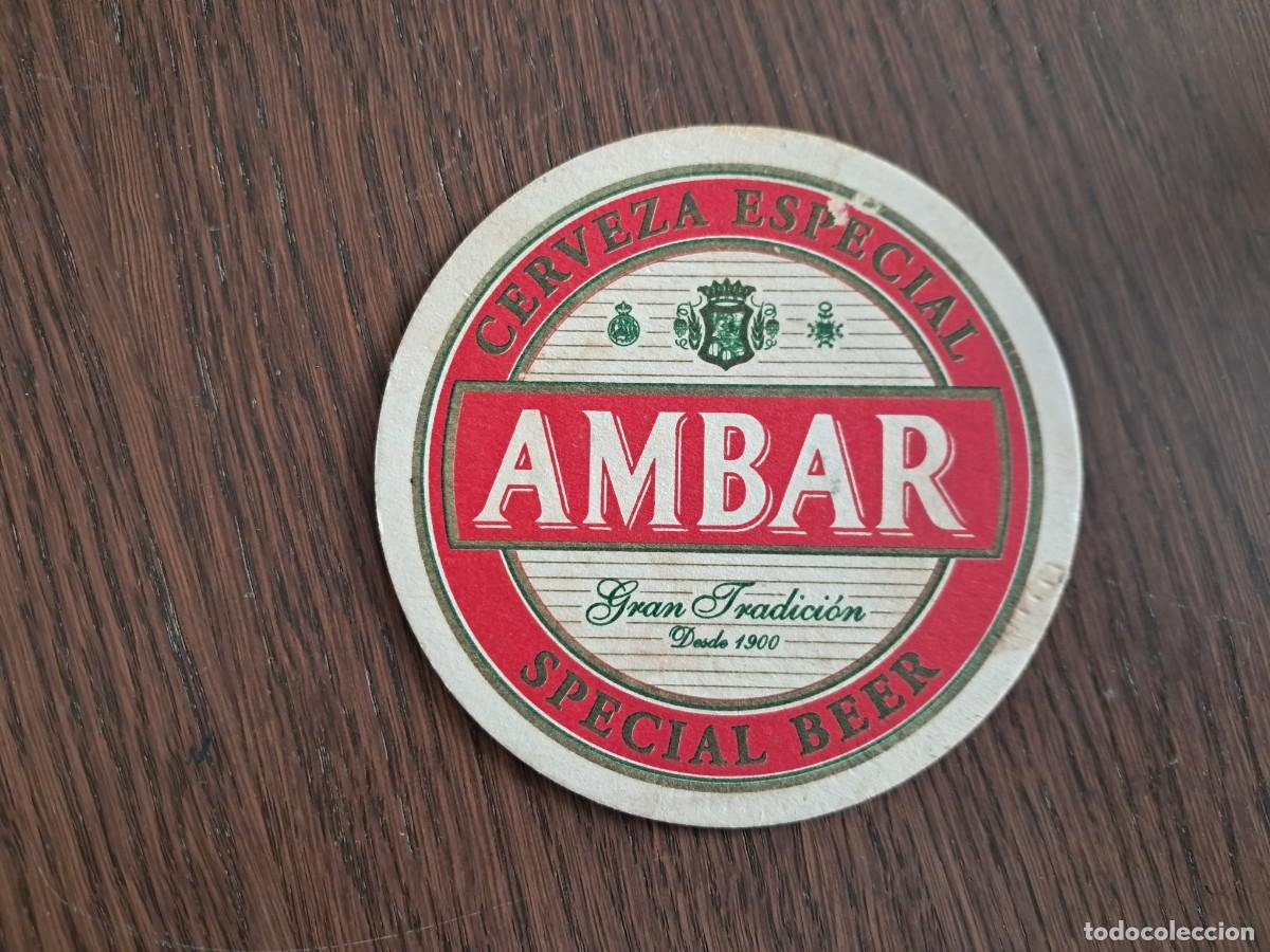 Coleccionismo de cervezas: posavasos de cerveza, Ambar, cerveza especial, gran tradici&oacute;n.