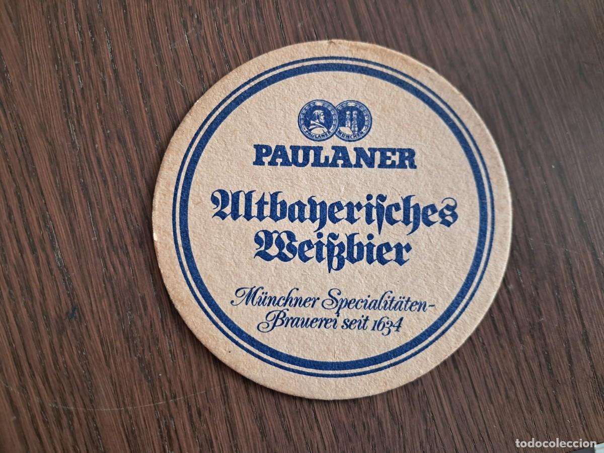 Coleccionismo de cervezas: posavasos de cerveza, Paulaner.