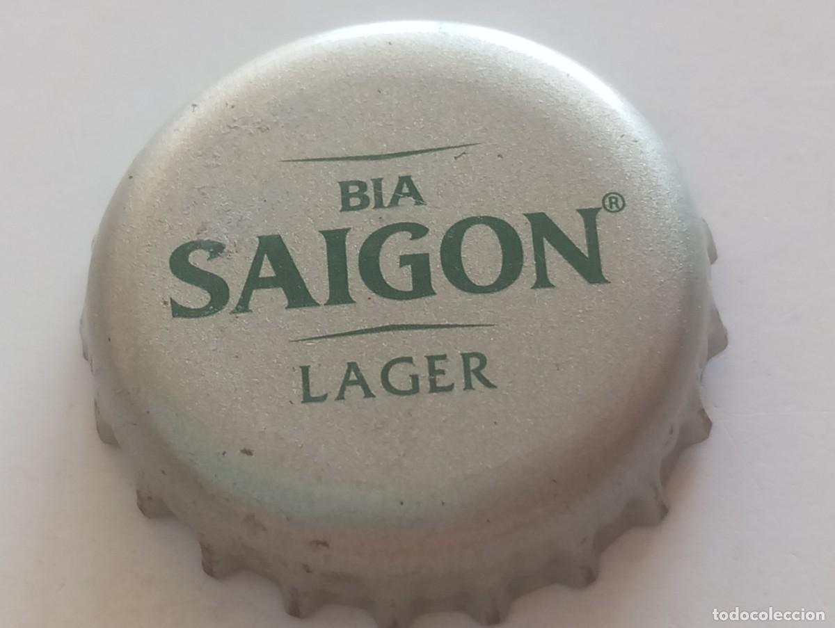 Coleccionismo de cervezas: Chapa tap&oacute;n corona de la cerveza vietnamita BIA SAIGON LAGER