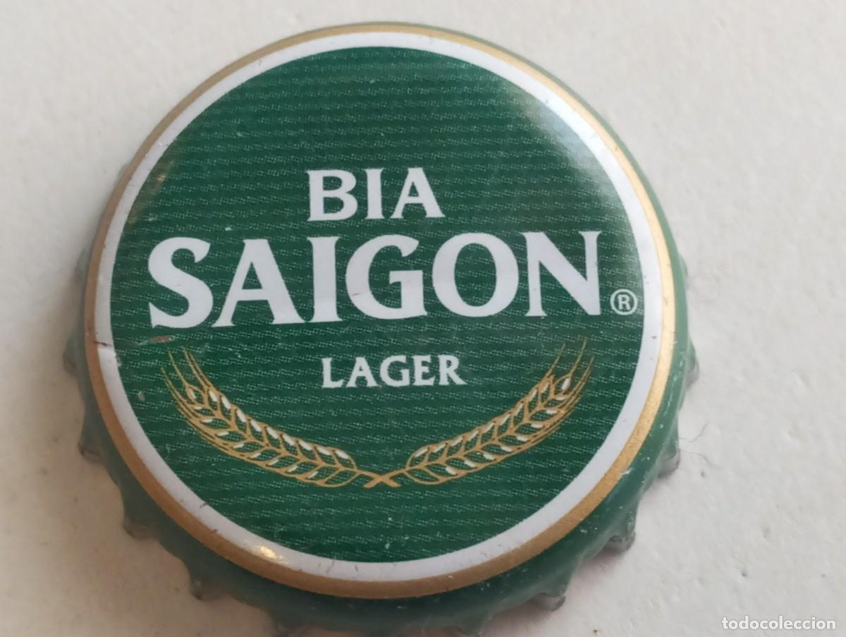 Coleccionismo de cervezas: Chapa tap&oacute;n corona de la cerveza vietnamita BIA SAIGON LAGER