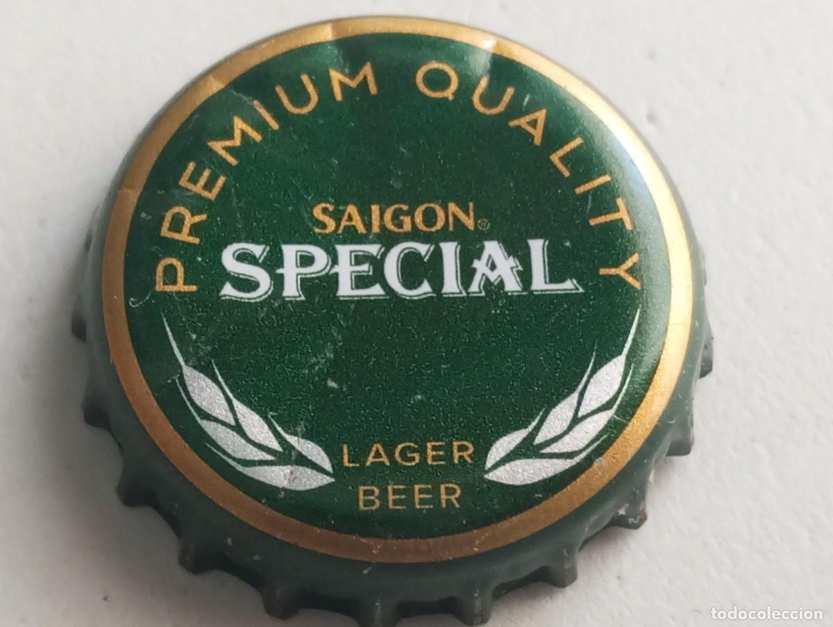 Coleccionismo de cervezas: Chapa tap&oacute;n corona de la cerveza vietnamita SAIGON SPECIAL PREMIUM QUALITY LAGER BEER