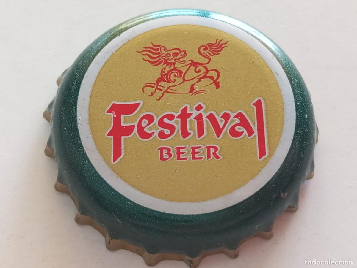 Coleccionismo de cervezas: Chapa tap&oacute;n corona de la cerveza vietnamita FESTIVAL BEER