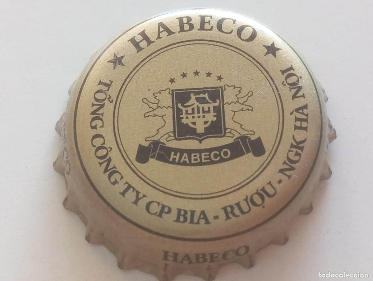 Coleccionismo de cervezas: Chapa tap&oacute;n corona de la cerveza vietnamita HABECO