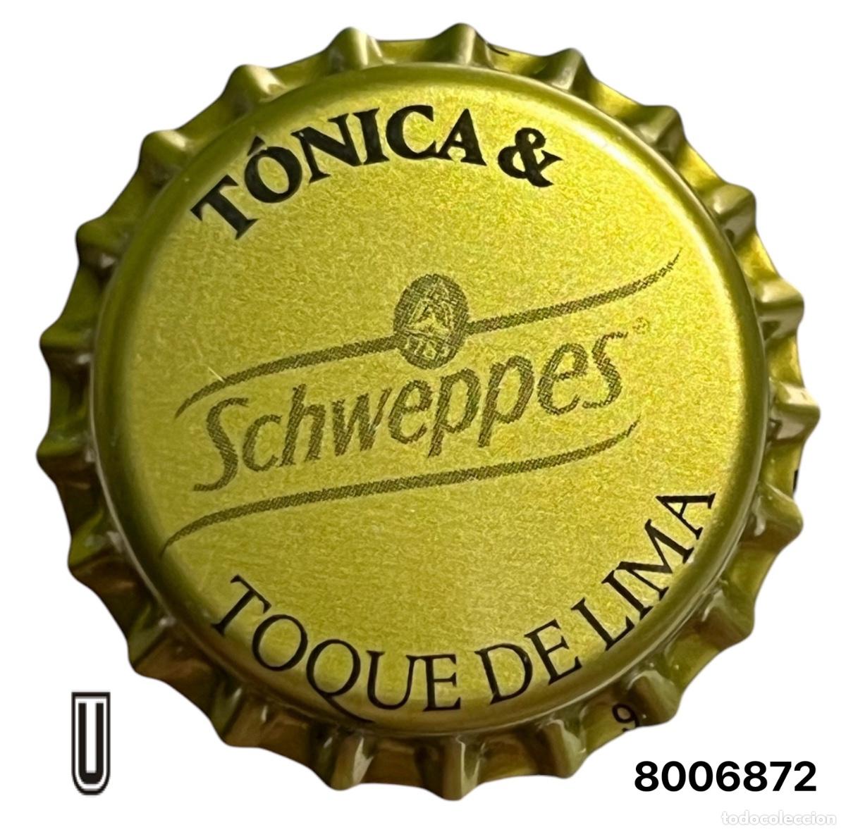 Coleccionismo de cervezas: TAPON CORONA CHAPA BOTTLE CAP KRONKORKEN CAPSULE TAPPI TONICA SCHWEPPES TOQUE DE LIMA