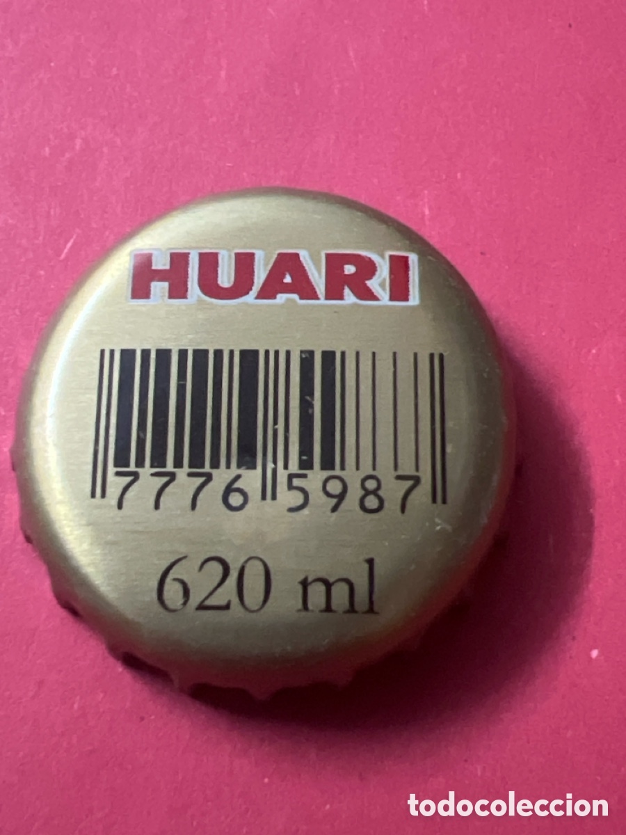 Coleccionismo de cervezas: T4/X128/L6. CHAPA CERVEZA - BOLIVIA - Huari 7776 5987 620 ml