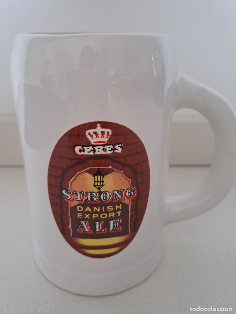 Coleccionismo de cervezas: Jarra Cerveza Ceres Strong Danish Export Ale