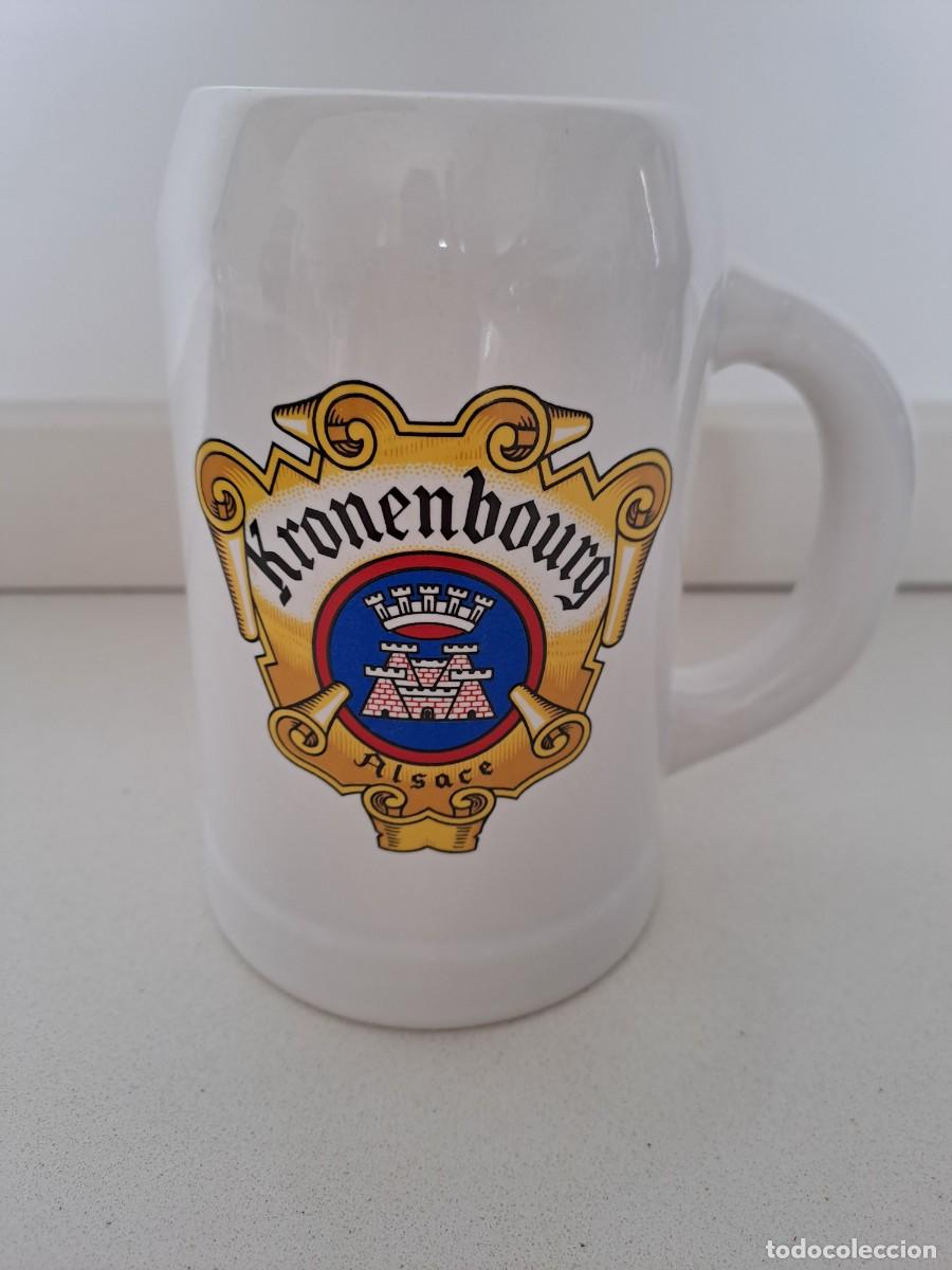 Coleccionismo de cervezas: Jarra Cerveza Kronenbourg Alsace Colecci&oacute;n