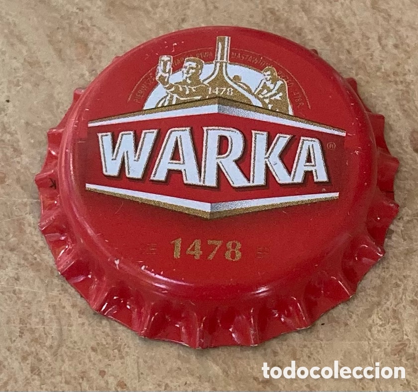 Coleccionismo de cervezas: TAP&Oacute;N CORONA BOTTLE CAP CHAPA CAPSULE BIERE CERVEZA BEER PIVO WARKA.POLONIA--LOTE N. 4076-CARMANJO