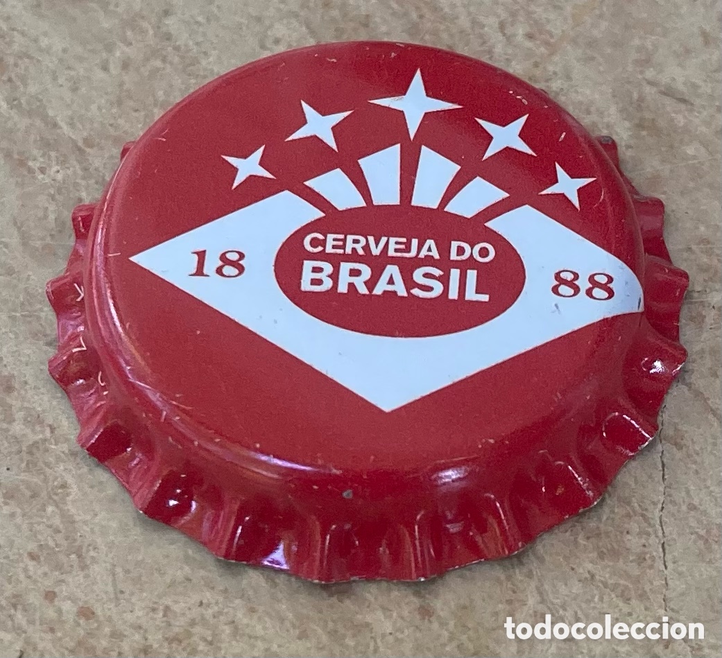Coleccionismo de cervezas: TAP&Oacute;N CORONA BOTTLE CAP CHAPA CAPSULE BIERE CERVEZA BEER BIRRA BRAHMA.BRASIL--LOTE N. 4076-CARMANJO