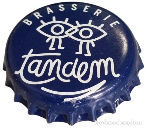 Coleccionismo de cervezas: Francia Capsule de Bi&egrave;re Beer Crown Cap Brasserie Tandem 59 Wambrechies RP909 tap&oacute;n corona