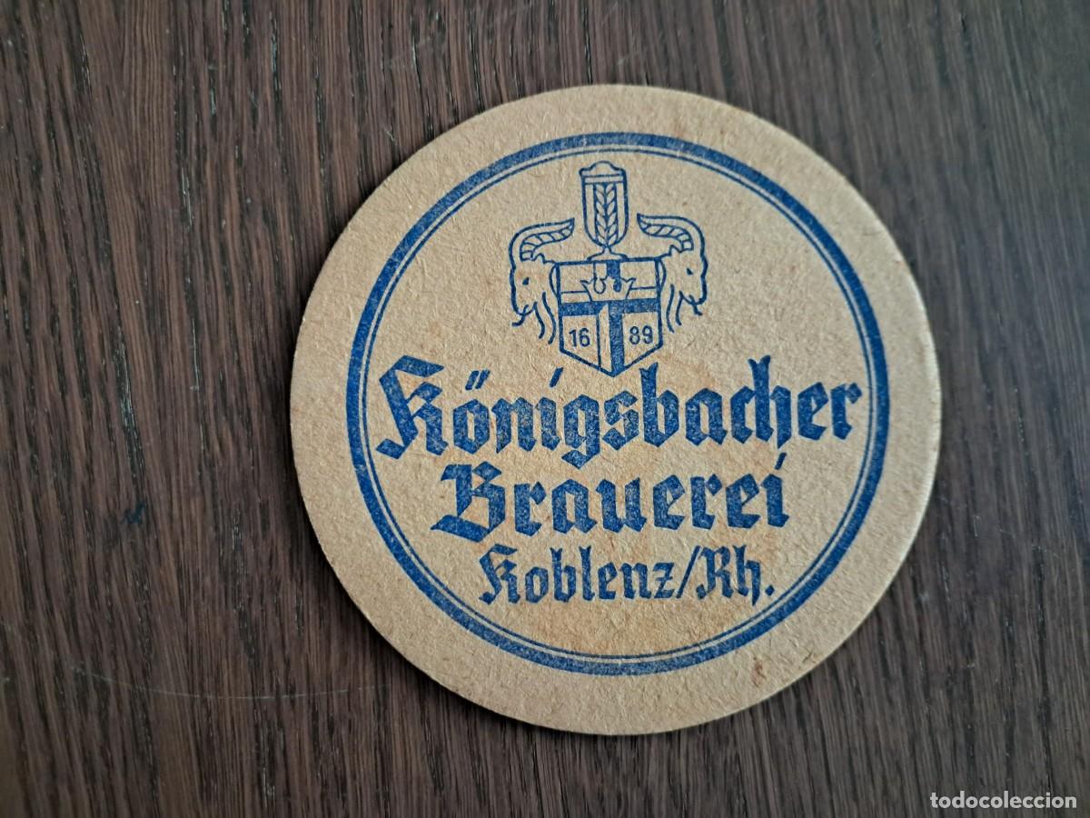 Coleccionismo de cervezas: posavasos de cerveza K&ouml;nigsbacher